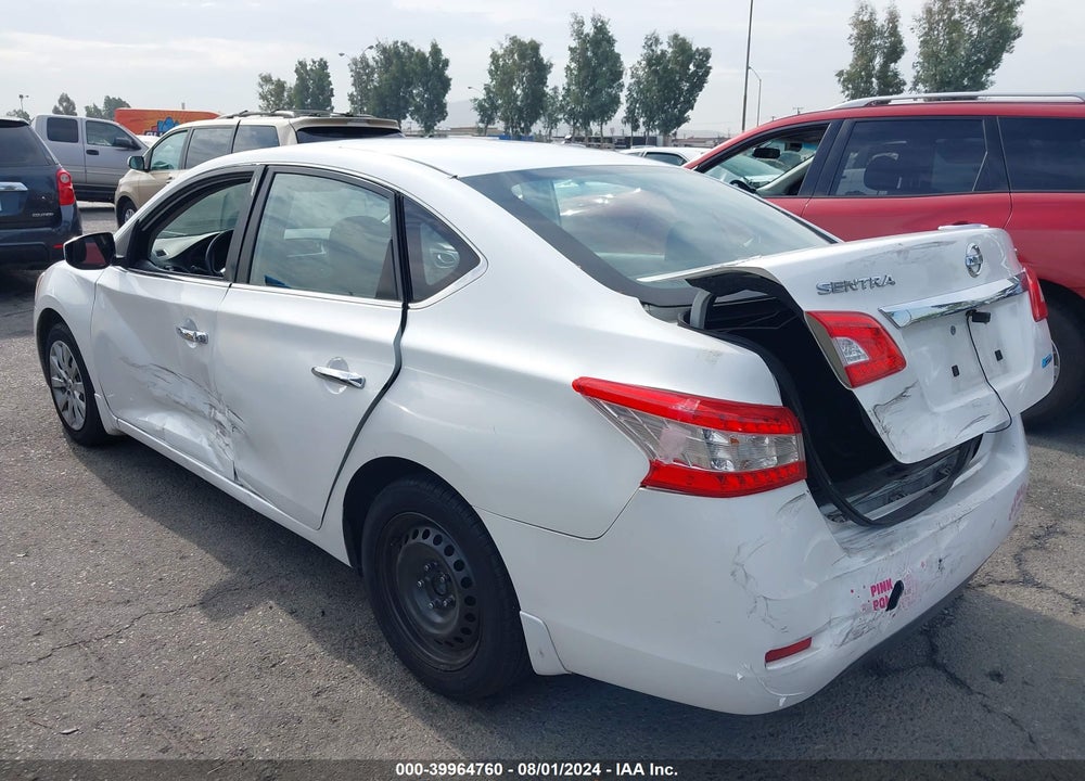 2014 NISSAN SENTRA FE+ S/FE+ SV/S/SL/SR/SV VIN: 3N1AB7APXEL648297