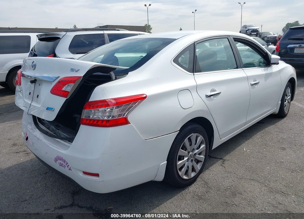 2014 NISSAN SENTRA FE+ S/FE+ SV/S/SL/SR/SV VIN: 3N1AB7APXEL648297