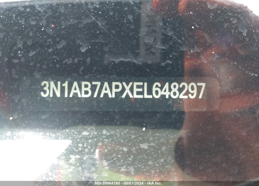 2014 NISSAN SENTRA FE+ S/FE+ SV/S/SL/SR/SV VIN: 3N1AB7APXEL648297