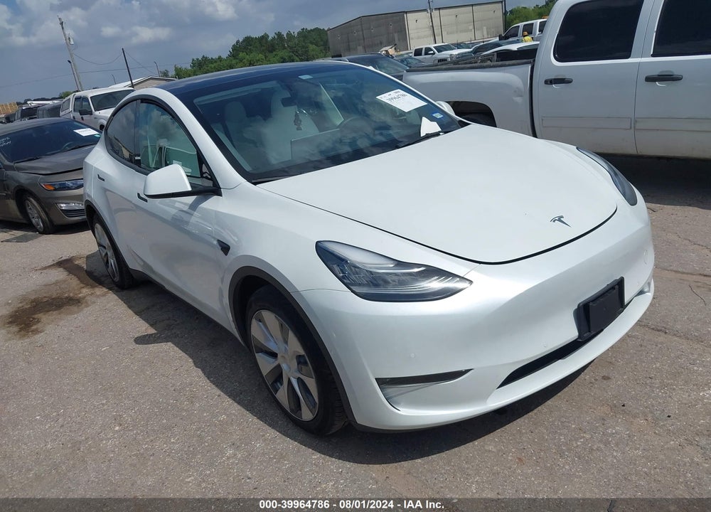 2022 TESLA MODEL Y LONG RANGE DUAL MOTOR ALL-WHEEL DRIVE VIN: 7SAYGAEE6NF574803