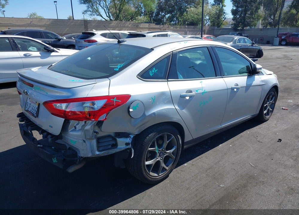 2014 FORD FOCUS SE VIN: 1FADP3F27EL342385