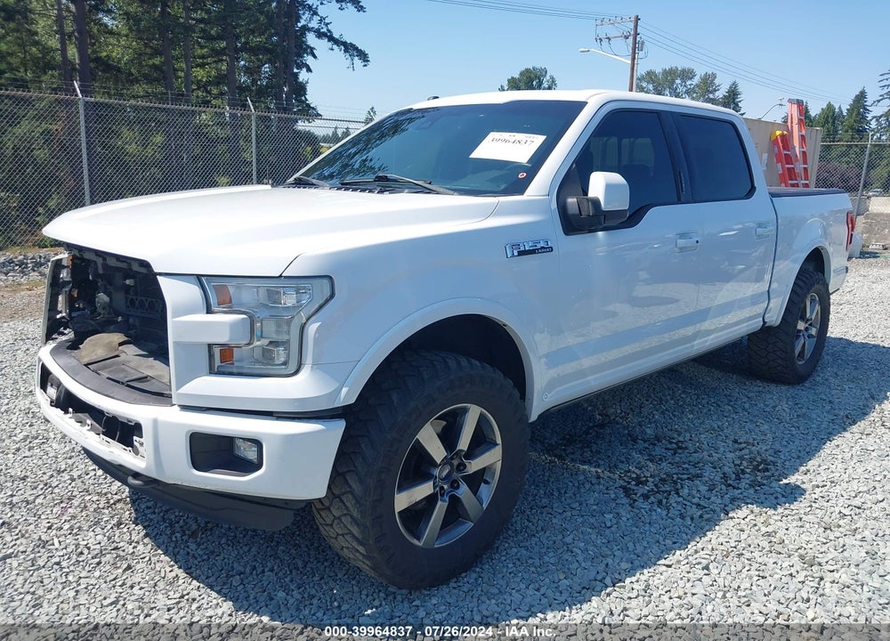 2016 FORD F-150 LARIAT VIN: 1FTEW1EG2GFC33613