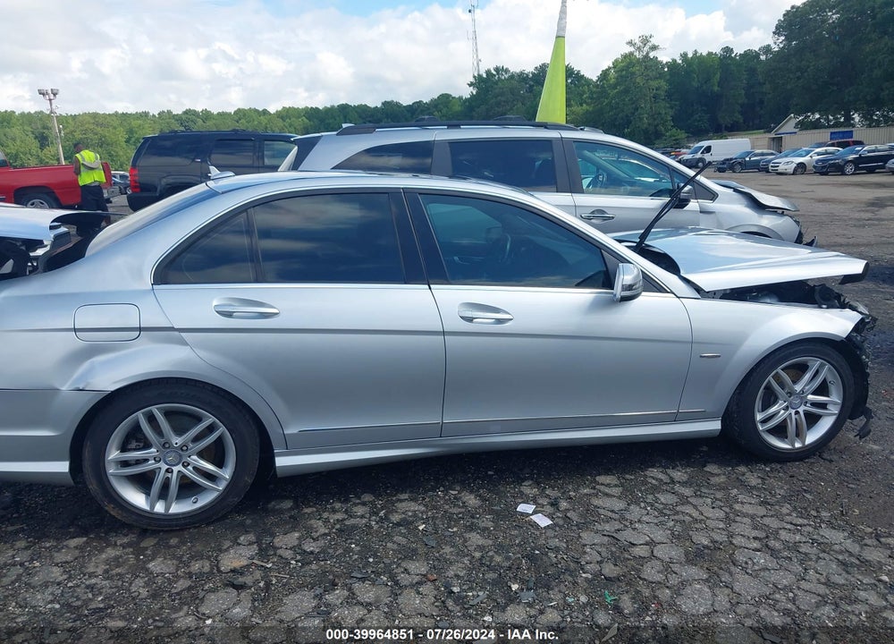 2012 MERCEDES-BENZ C 250 LUXURY/SPORT VIN: WDDGF4HB3CR218336