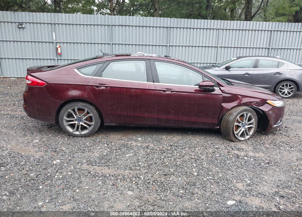 2017 FORD FUSION SE VIN: 3FA6P0T93HR256196