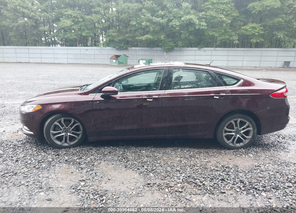 2017 FORD FUSION SE VIN: 3FA6P0T93HR256196