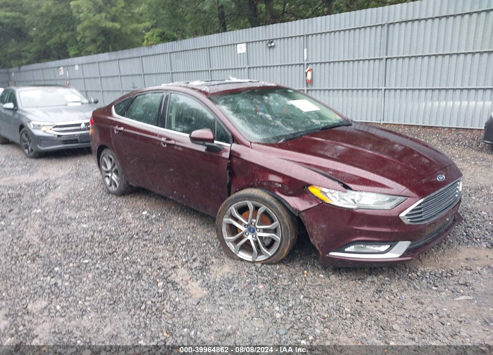 2017 FORD FUSION SE VIN: 3FA6P0T93HR256196