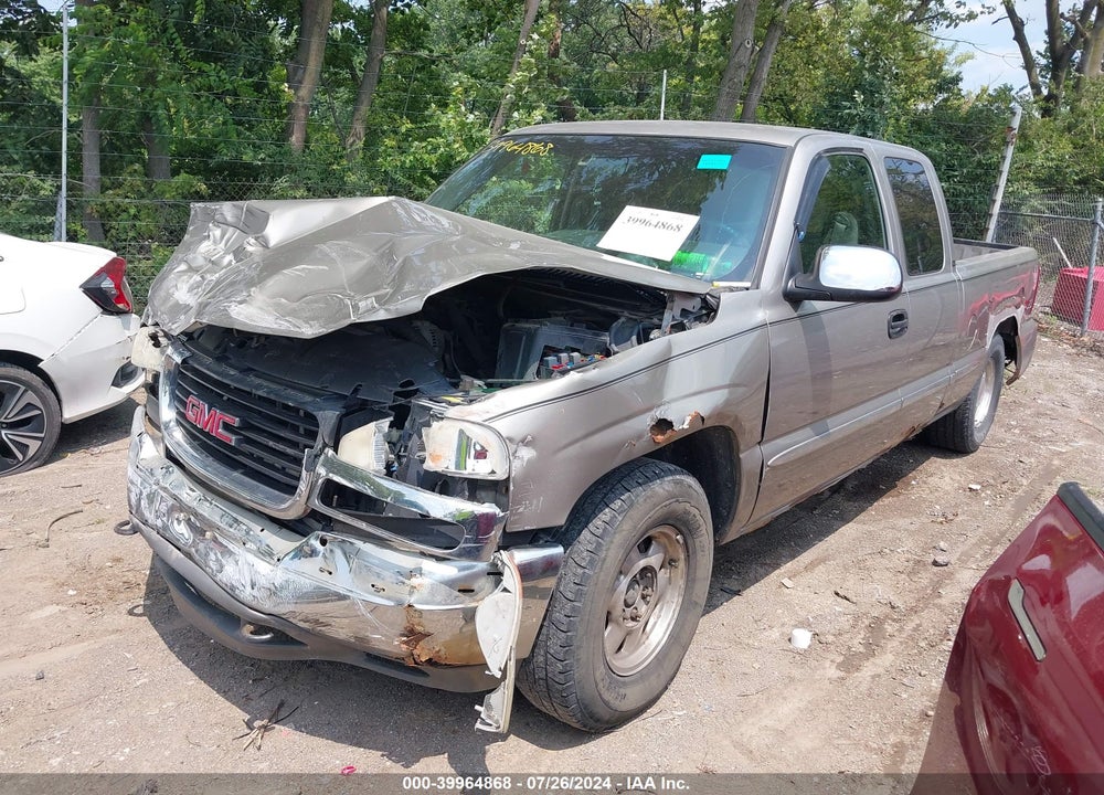 2001 GMC SIERRA 1500 SL/SLE VIN: 2GTEK19T611231431
