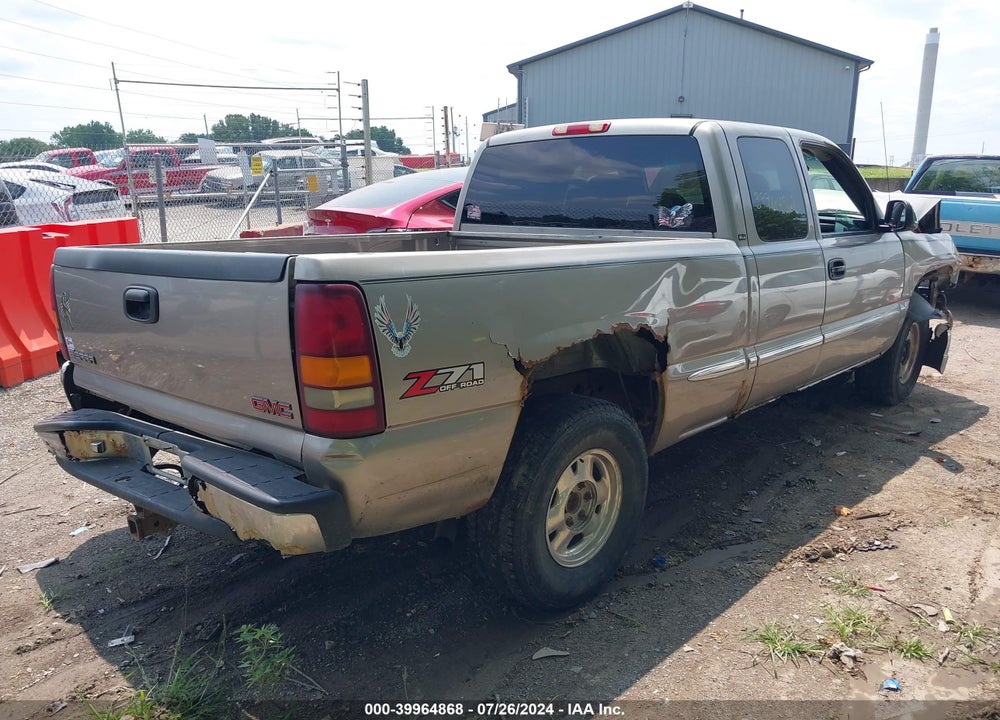 2001 GMC SIERRA 1500 SL/SLE VIN: 2GTEK19T611231431