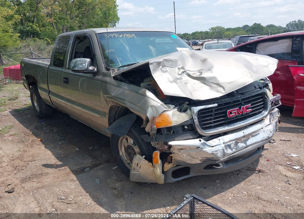 2001 GMC SIERRA 1500 SL/SLE VIN: 2GTEK19T611231431
