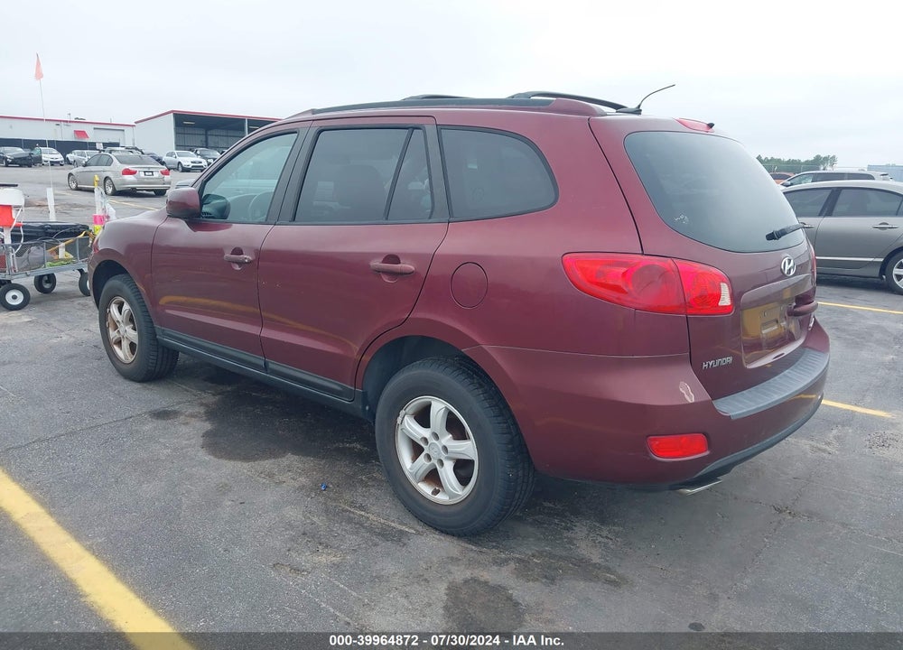 2007 HYUNDAI SANTA FE GLS VIN: 5NMSG13D57H064246