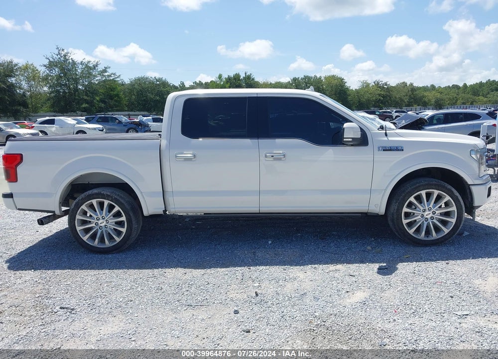 2018 FORD F-150 LIMITED VIN: 1FTEW1EG5JFA61942