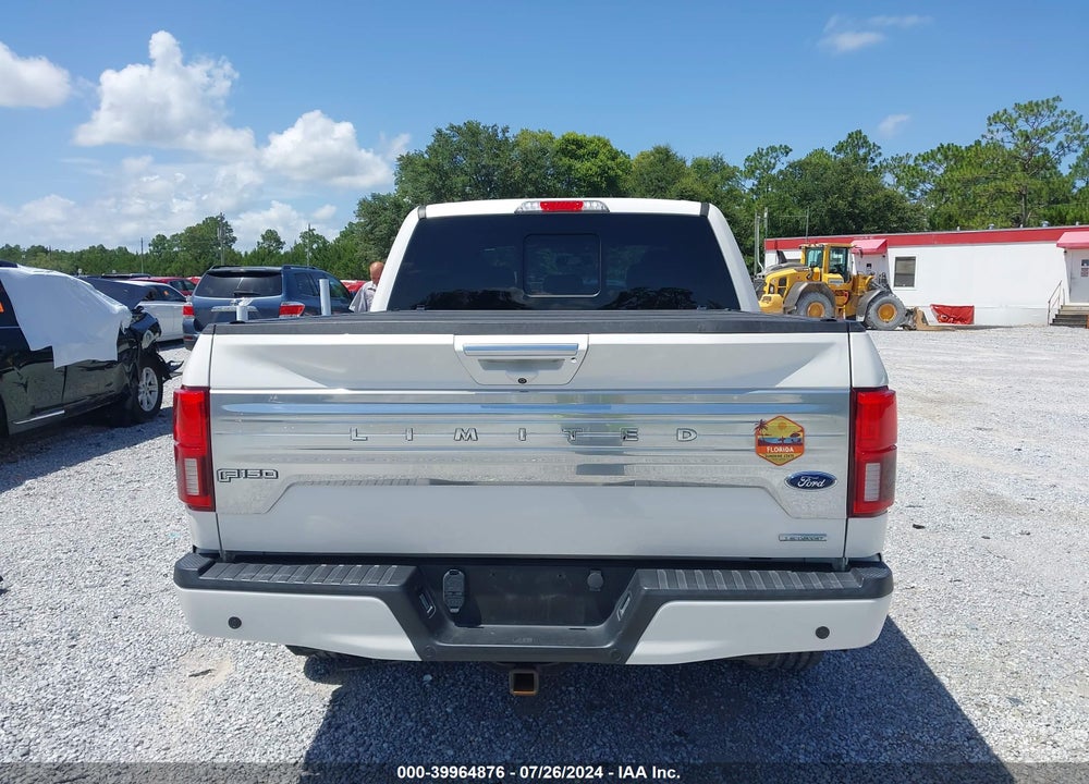 2018 FORD F-150 LIMITED VIN: 1FTEW1EG5JFA61942