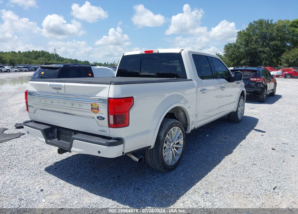 2018 FORD F-150 LIMITED VIN: 1FTEW1EG5JFA61942