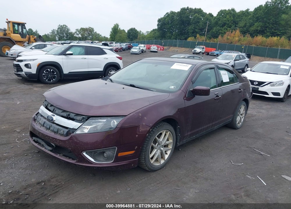 2012 FORD FUSION SEL VIN: 3FAHP0JA4CR298407