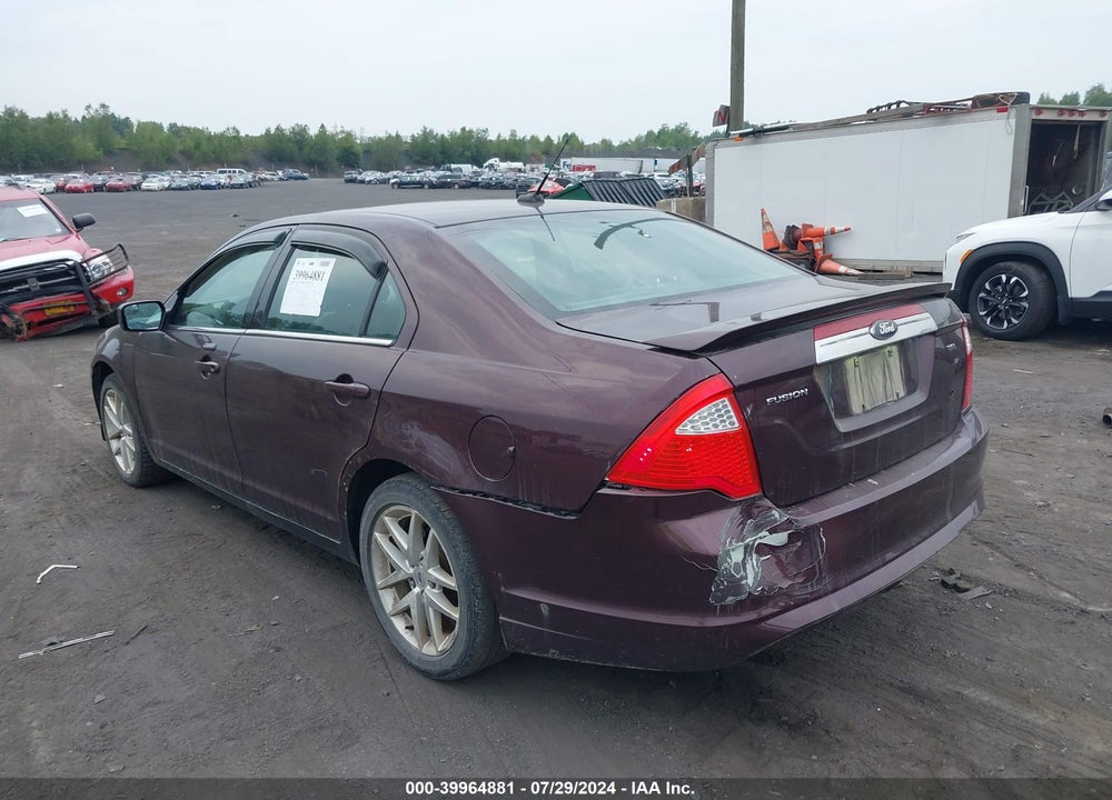 2012 FORD FUSION SEL VIN: 3FAHP0JA4CR298407