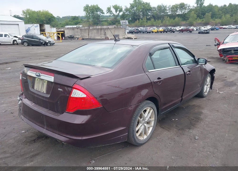 2012 FORD FUSION SEL VIN: 3FAHP0JA4CR298407