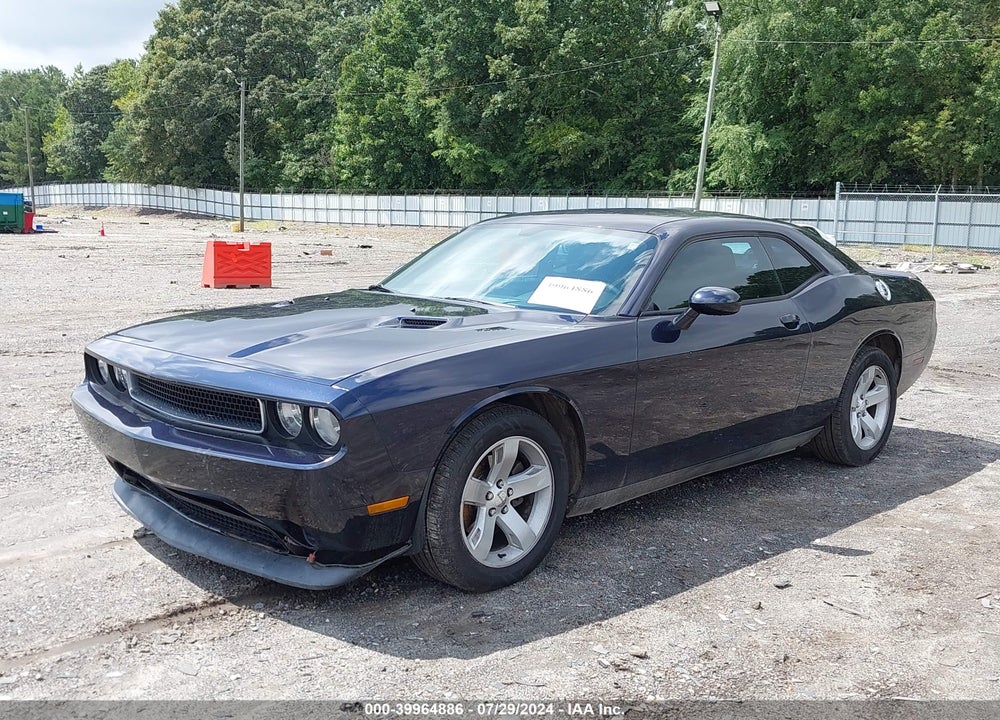 2012 DODGE CHALLENGER SXT VIN: 2C3CDYAG3CH222130