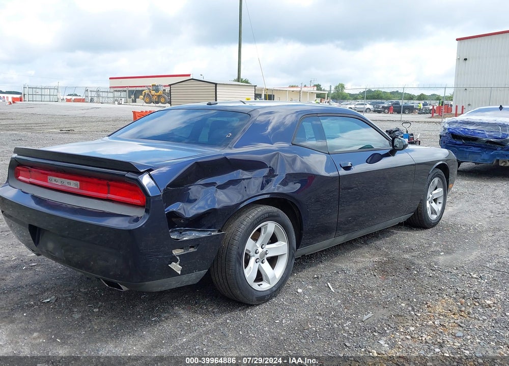 2012 DODGE CHALLENGER SXT VIN: 2C3CDYAG3CH222130