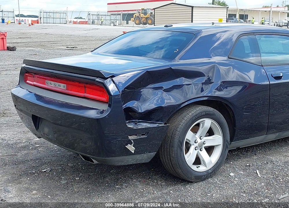 2012 DODGE CHALLENGER SXT VIN: 2C3CDYAG3CH222130