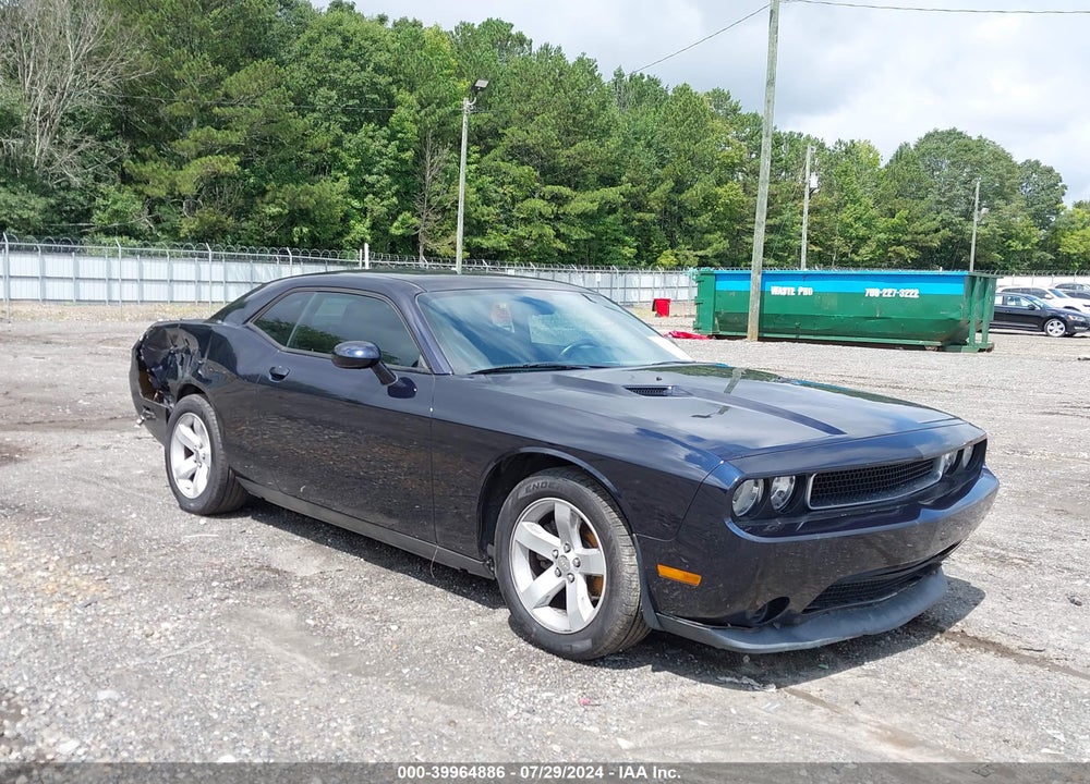 2012 DODGE CHALLENGER SXT VIN: 2C3CDYAG3CH222130