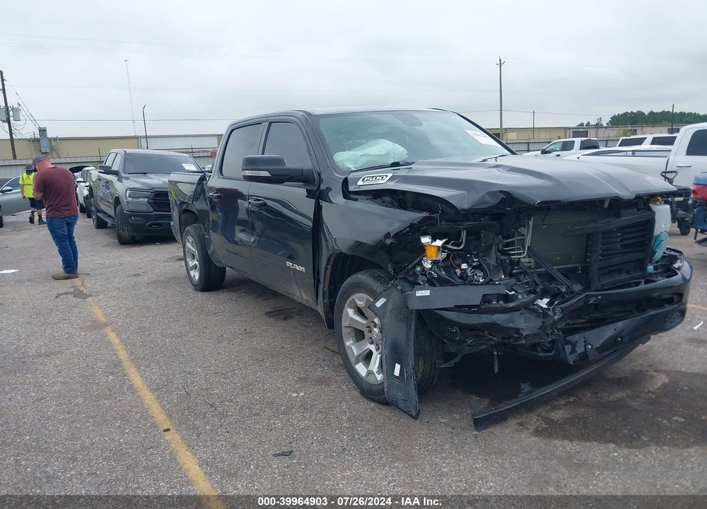 2022 RAM 1500 LONE STAR 4X2 5'7 BOX VIN: 1C6RREFG9NN382870