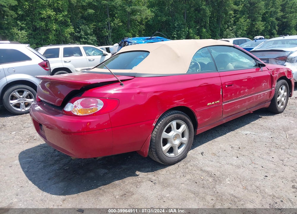 2002 TOYOTA CAMRY SOLARA SLE V6 VIN: 2T1FF28P92C591718