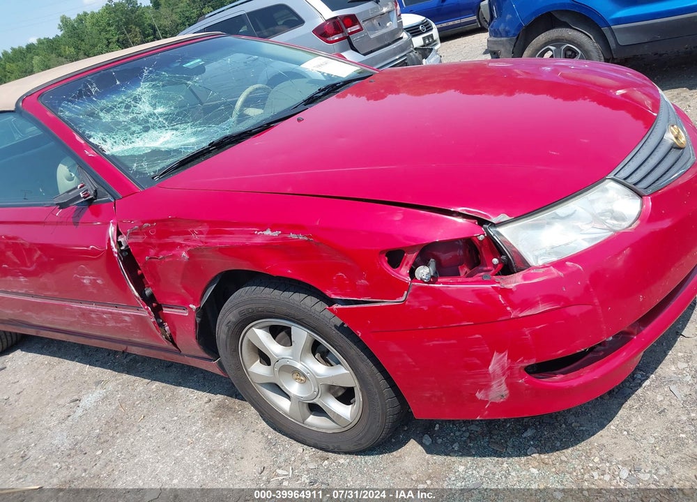 2002 TOYOTA CAMRY SOLARA SLE V6 VIN: 2T1FF28P92C591718