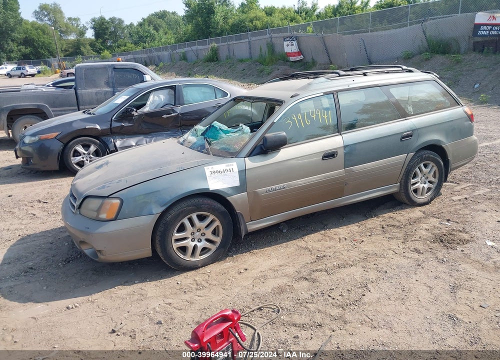 2001 SUBARU OUTBACK VIN: 4S3BH665X17614263