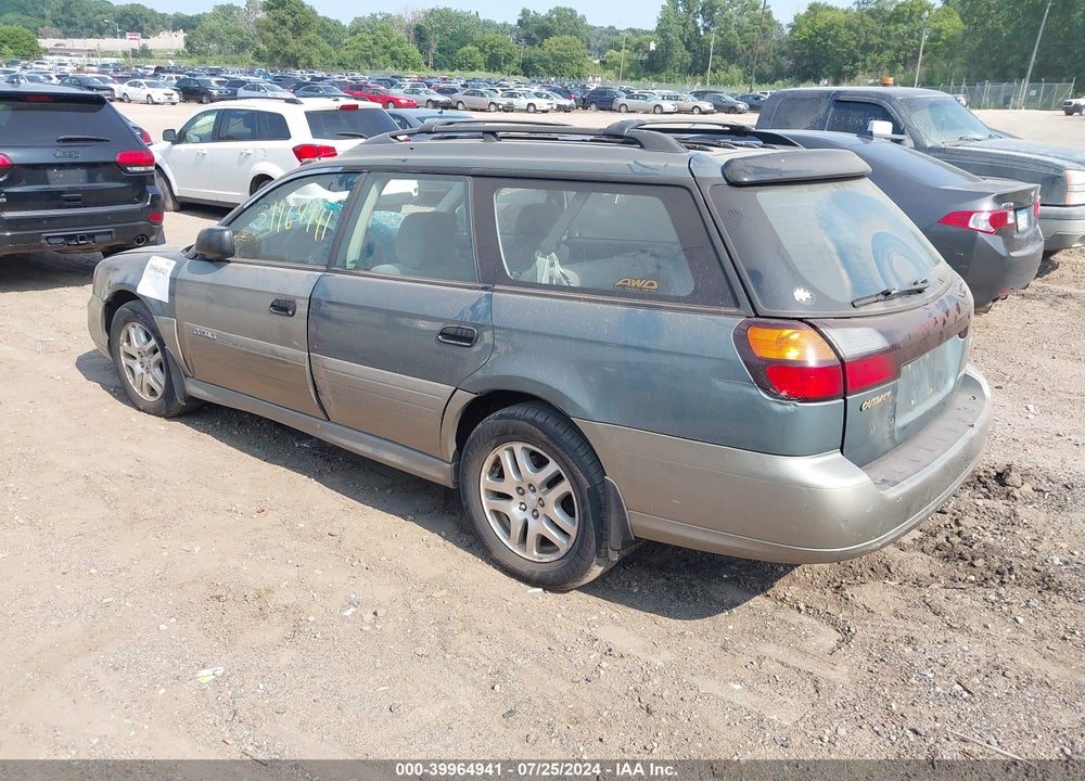 2001 SUBARU OUTBACK VIN: 4S3BH665X17614263