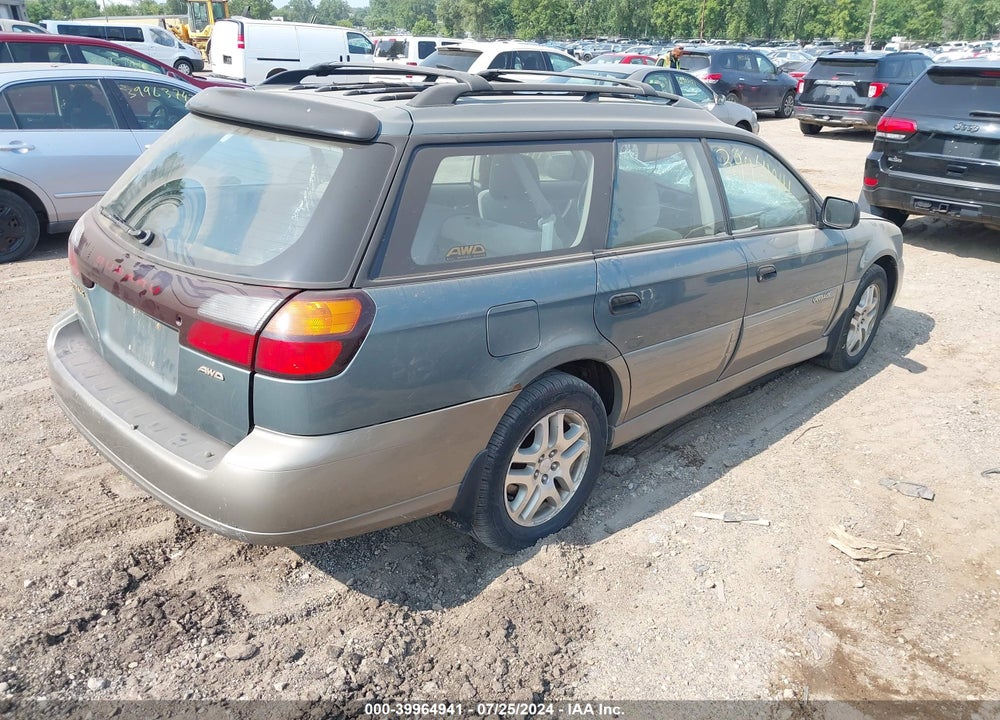 2001 SUBARU OUTBACK VIN: 4S3BH665X17614263