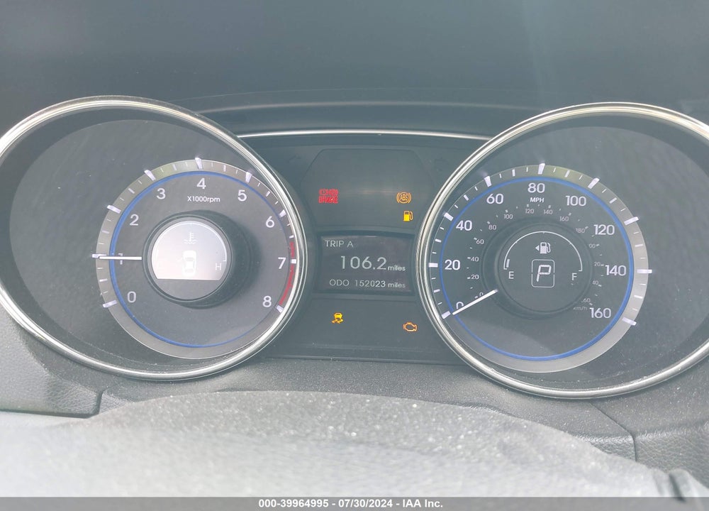 2011 HYUNDAI SONATA SE VIN: 5NPEC4AC6BH125961