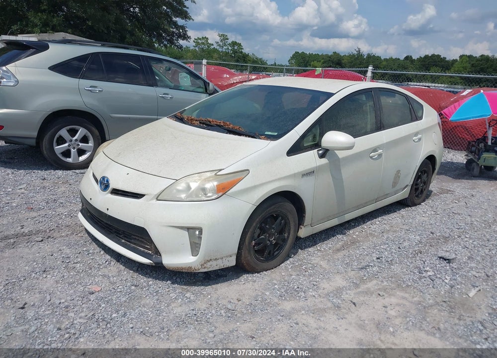 2012 TOYOTA PRIUS THREE VIN: JTDKN3DU3C1505554