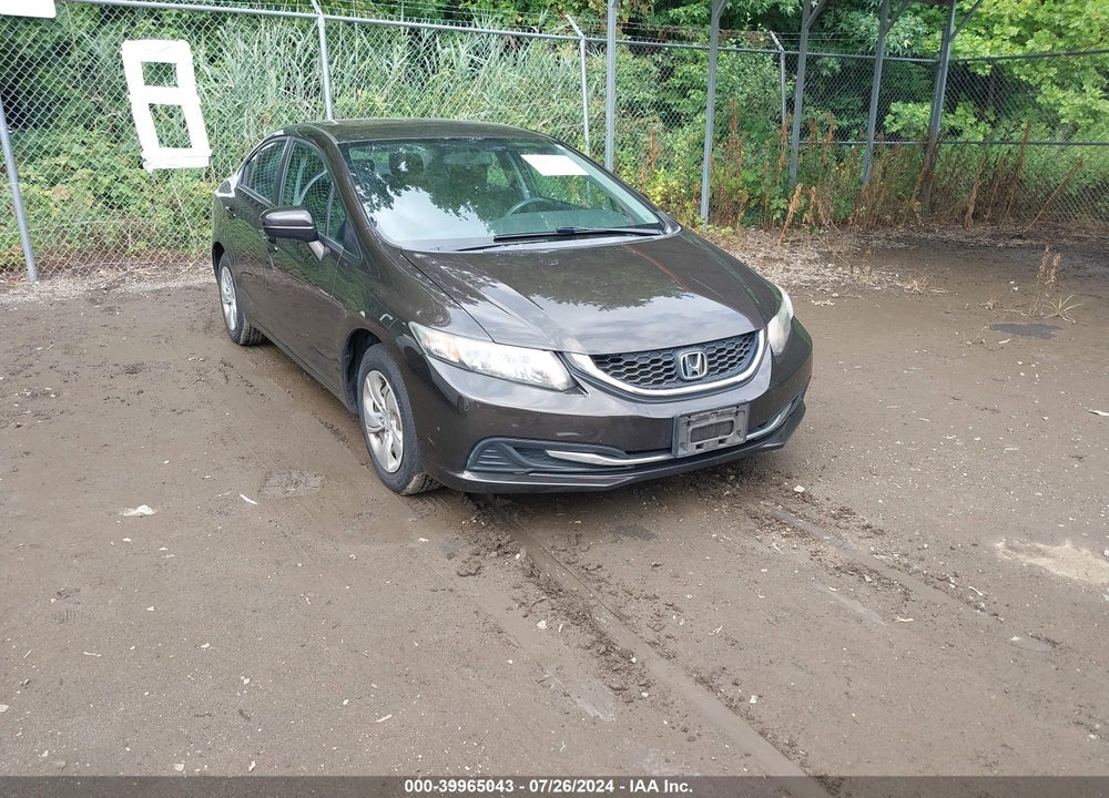 2014 HONDA CIVIC LX VIN: 2HGFB2F50EH535739