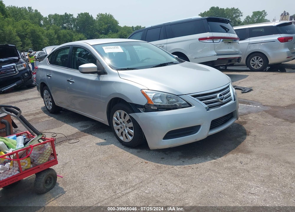 2014 NISSAN SENTRA FE+ S/FE+ SV/S/SL/SR/SV VIN: 3N1AB7AP1EL672827