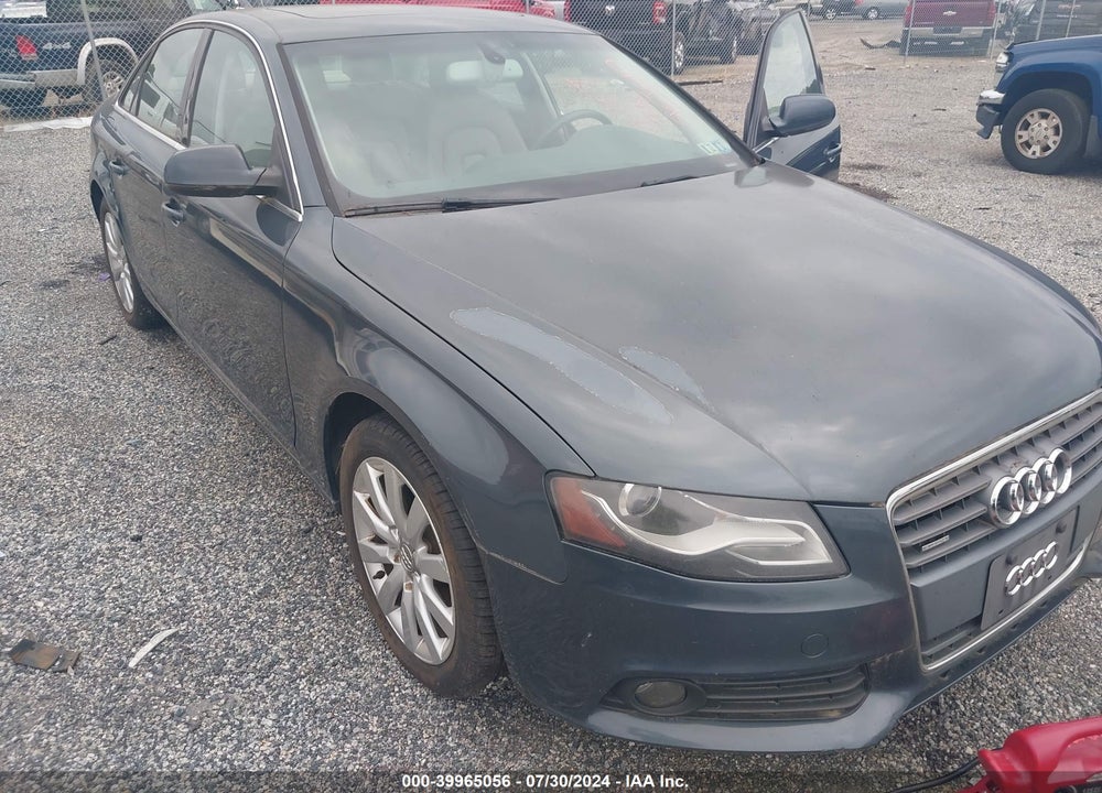 2011 AUDI A4 2.0T PREMIUM VIN: WAUFFAFL9BN043027