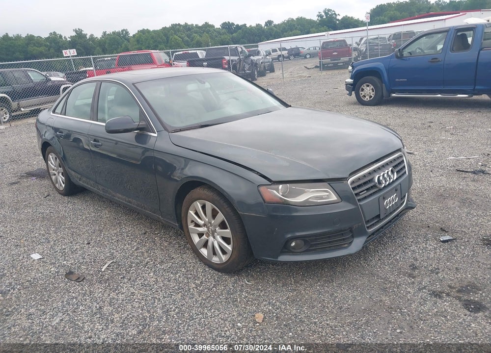 2011 AUDI A4 2.0T PREMIUM VIN: WAUFFAFL9BN043027