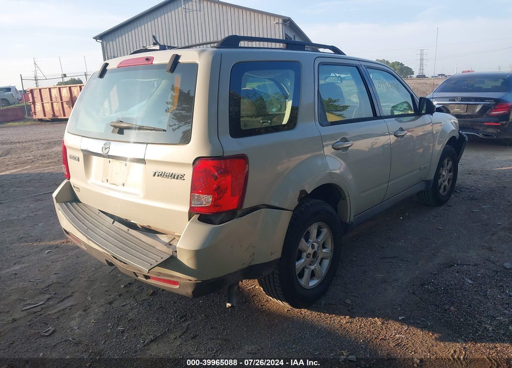 2008 MAZDA TRIBUTE S SPORT VIN: 4F2CZ96138KM09052
