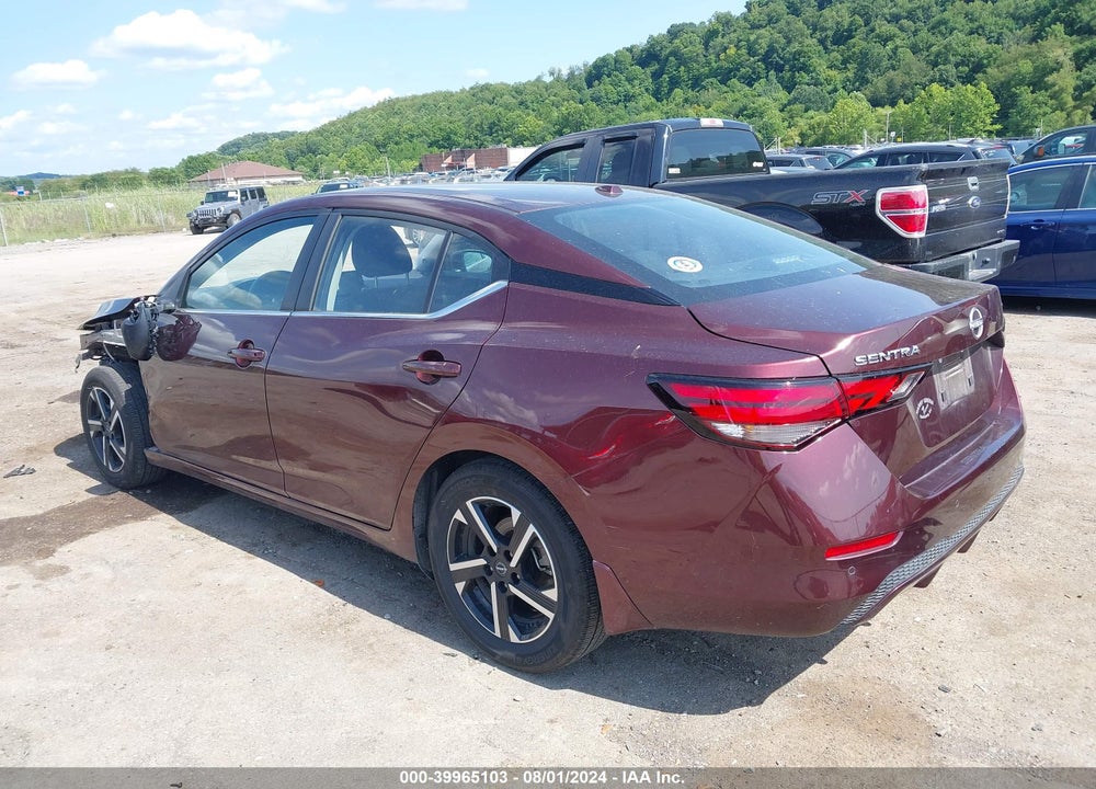 2024 NISSAN SENTRA SV XTRONIC CVT VIN: 3N1AB8CV6RY240115