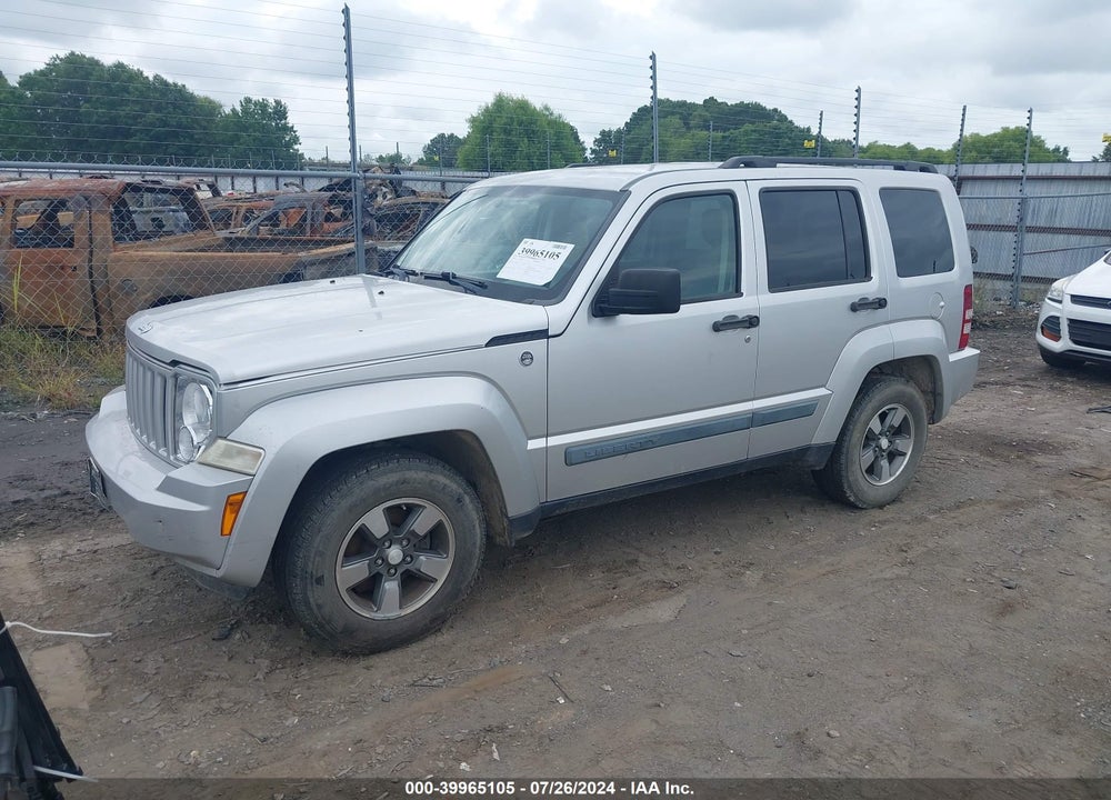 2008 JEEP LIBERTY SPORT VIN: 1J8GN28K98W204282