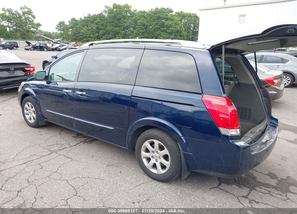 2008 NISSAN QUEST 3.5 SL VIN: 5N1BV28U08N119769