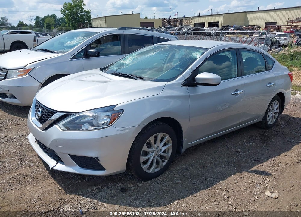 2019 NISSAN SENTRA SV VIN: 3N1AB7AP1KY320801