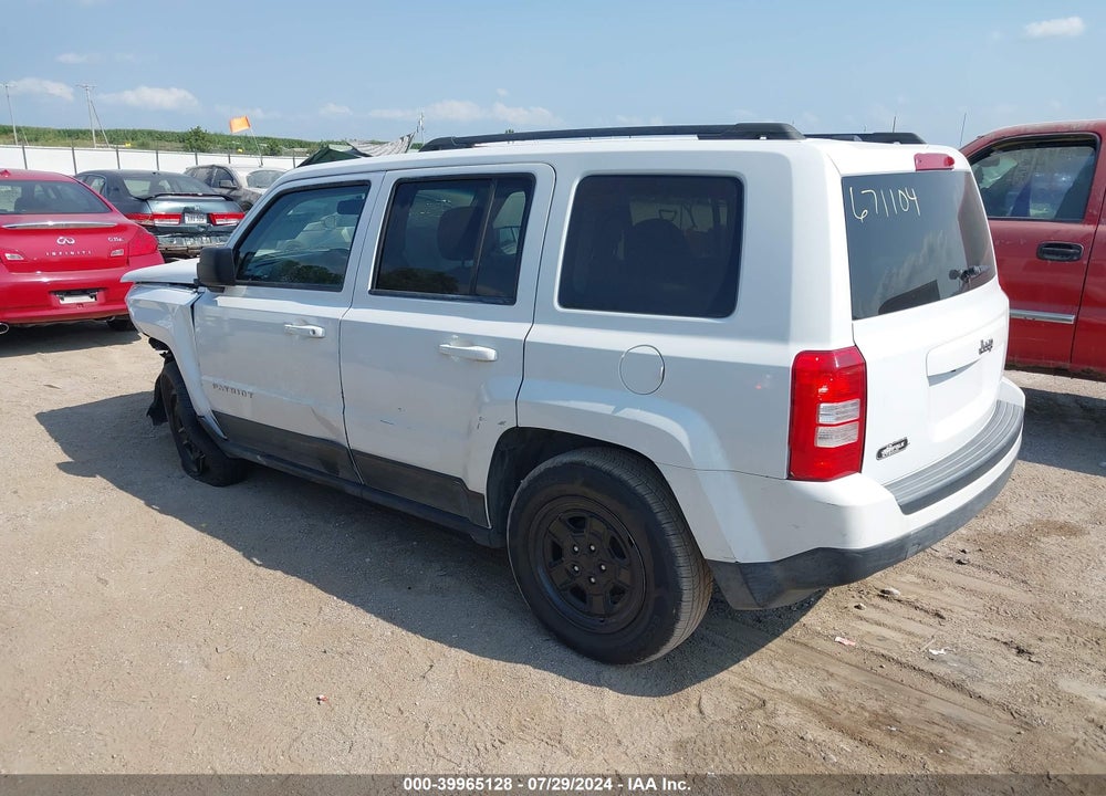 2017 JEEP PATRIOT VIN: 1C4NJPBA5HD149557