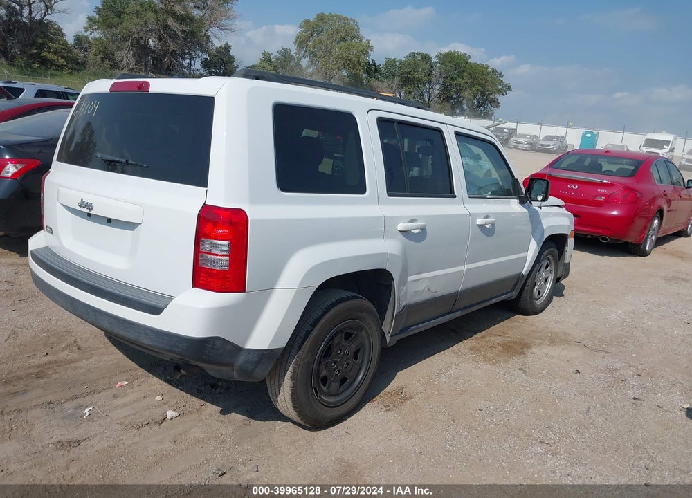 2017 JEEP PATRIOT VIN: 1C4NJPBA5HD149557