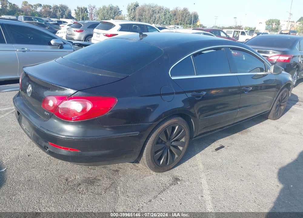 2012 VOLKSWAGEN CC SPORT VIN: WVWMP7AN7CE549539