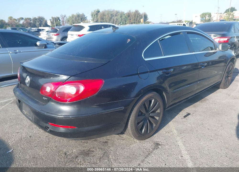2012 VOLKSWAGEN CC SPORT VIN: WVWMP7AN7CE549539