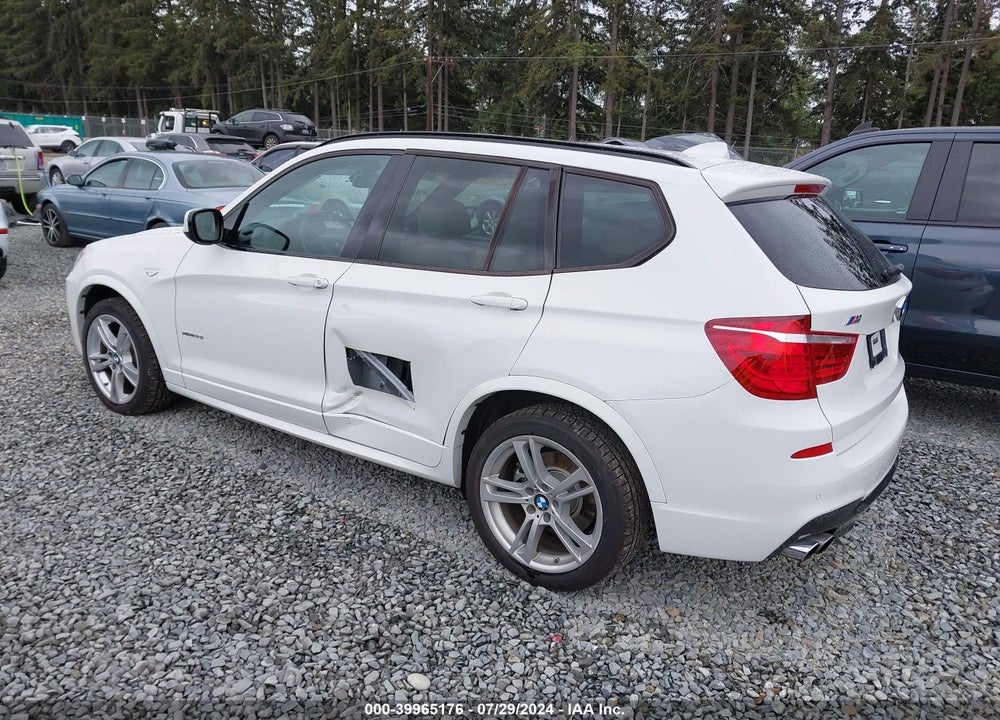 2012 BMW X3 XDRIVE35I VIN: 5UXWX7C51CL737926