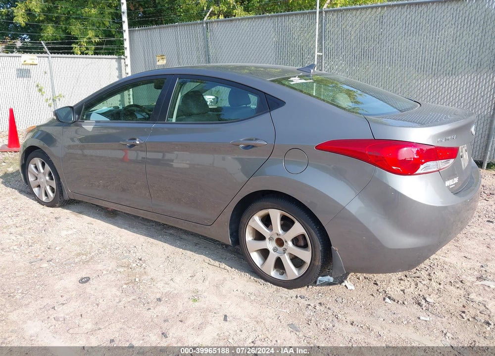 2013 HYUNDAI ELANTRA LIMITED VIN: 5NPDH4AE4DH202375