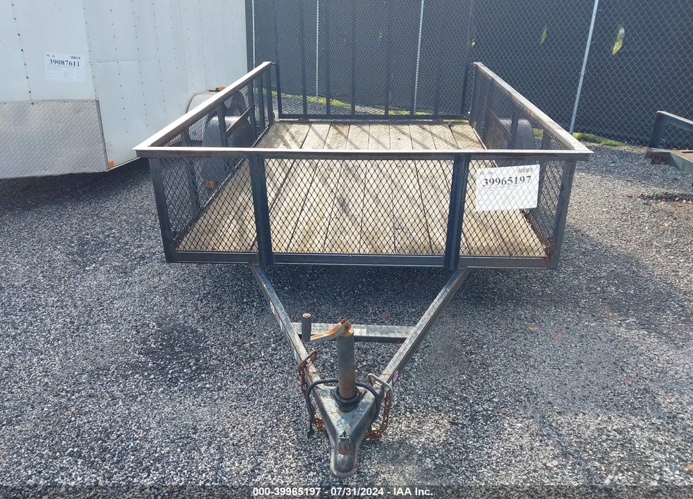 2012 CARRY ON TRAILER VIN: 4YMUL101XCT027634