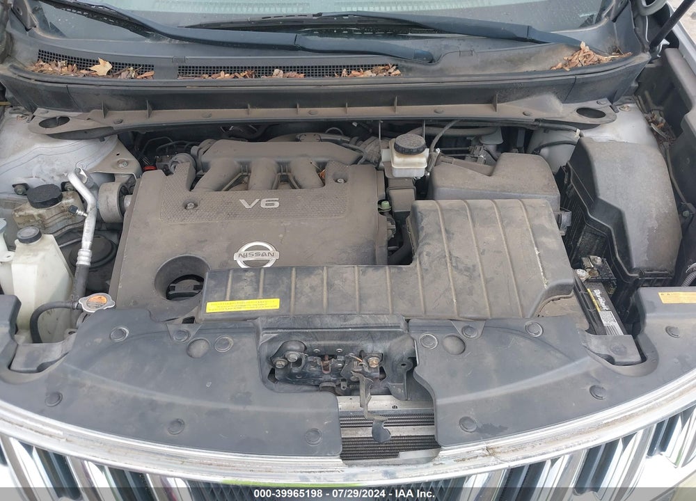 2009 NISSAN MURANO SL VIN: JN8AZ18W09W144493