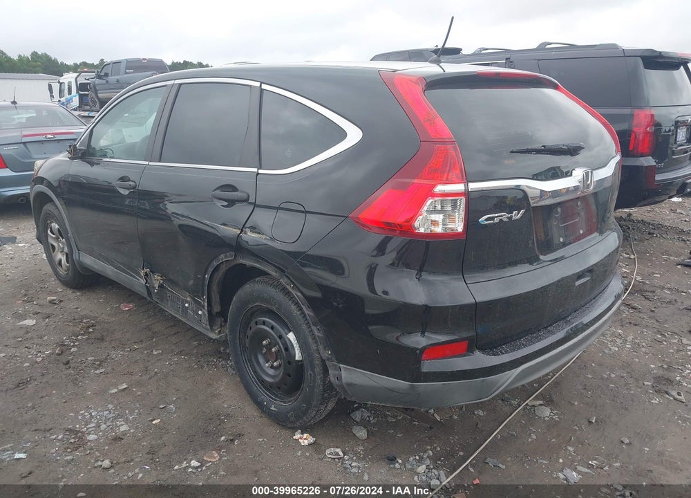 2016 HONDA CR-V LX VIN: 2HKRM3H39GH557272